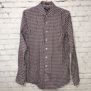 Express | Extra Slim Gingham Button Up